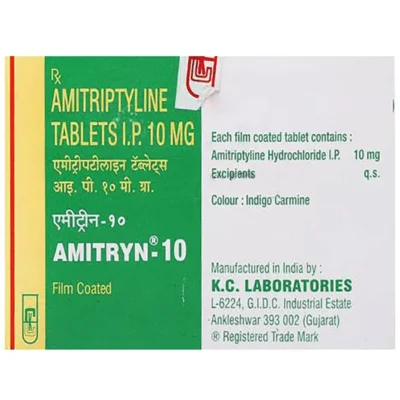 AMITRYN 10 TABLET - Image 2