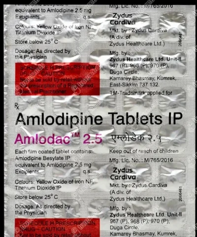 AMLODAC 2.5 TABLET - Image 2