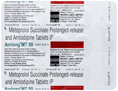 AMLONG MT 50 TABLET - Image 2