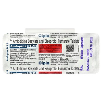 AMLOPRES B 2.5 TABLET - Image 2