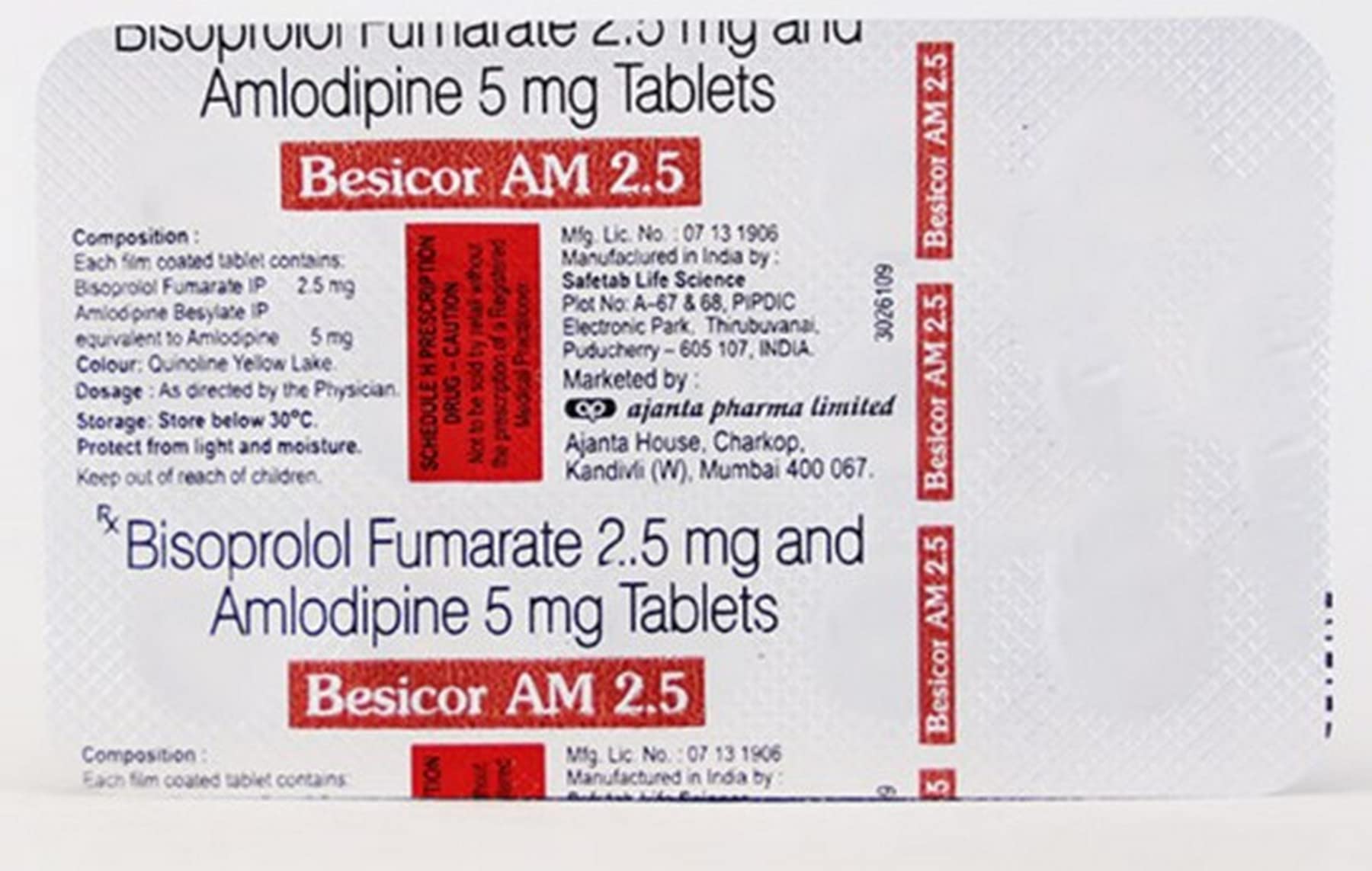 BESICOR AM 2.5 TABLET - Image 2