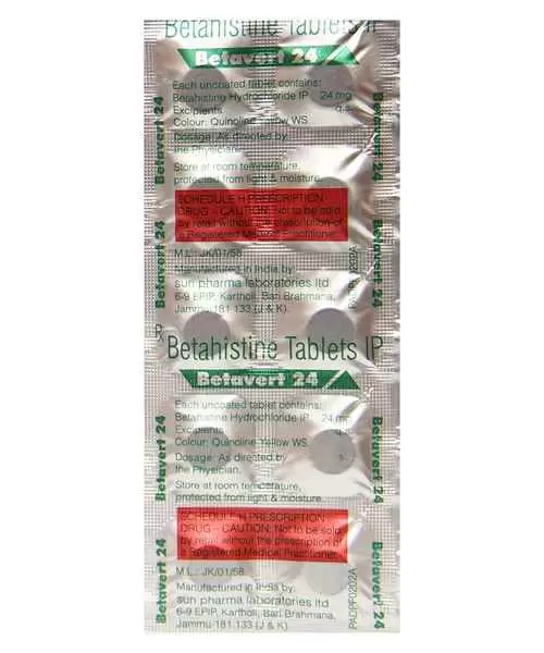 BETAVERT 24 TABLET