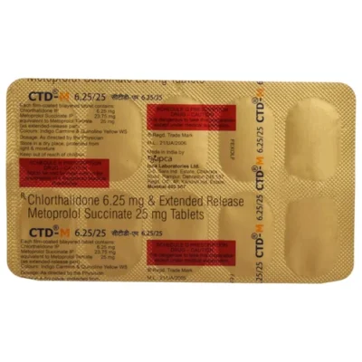 CTD M 6.25/25 TABLET