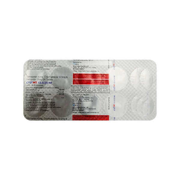 CTD MT 12.5/25/40 TABLET