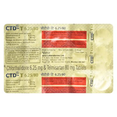 CTD T 6.25/80 TABLET