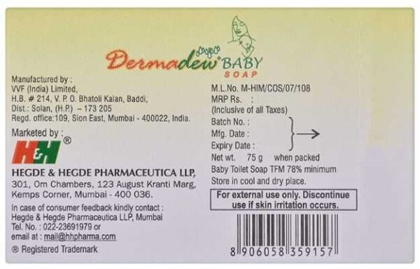 DERMADEV BABY SOAP - Image 2