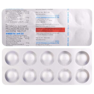 EMBETA AM 50 TABLET - Image 2