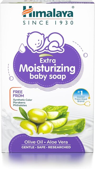 EXTRA MOISTURIZING BABY SOAP HIMALAYA - Image 2