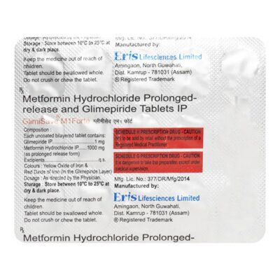 GLIMISAVE M 1 FORTE TABLET - Image 2
