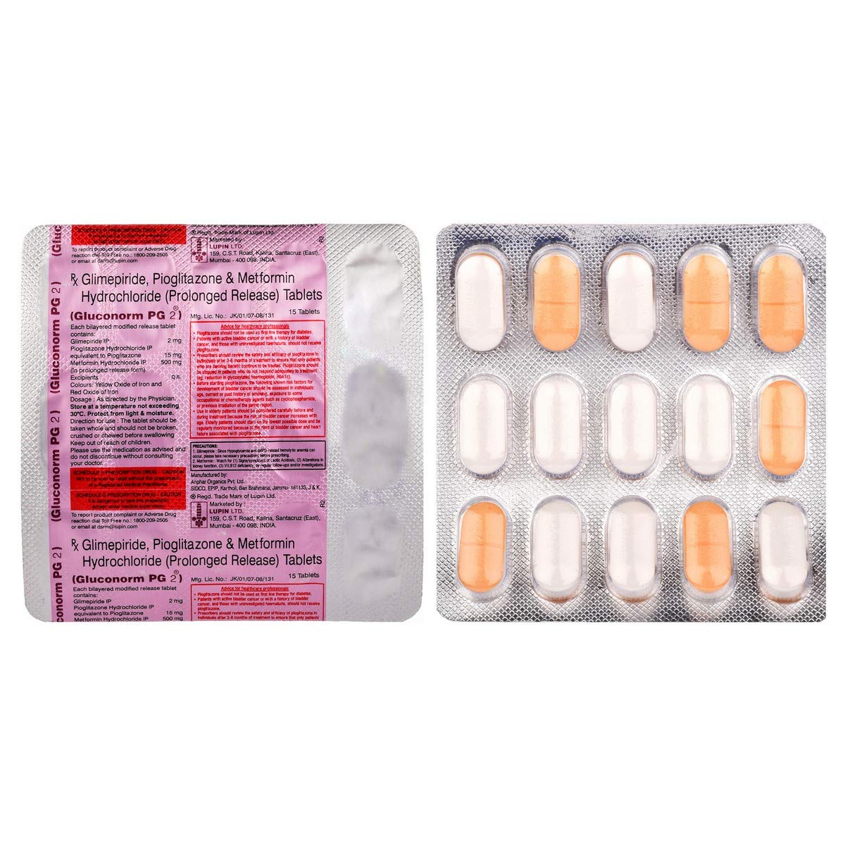 GLUCONORM PG 2 TABLET
