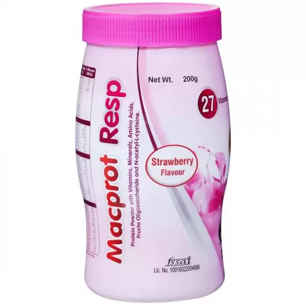 MACPROT RESP PROTEIN POWDER | STRAWBERRY
