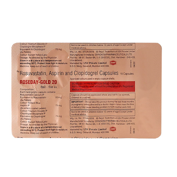 ROSEDAY GOLD 20 CAPSULE