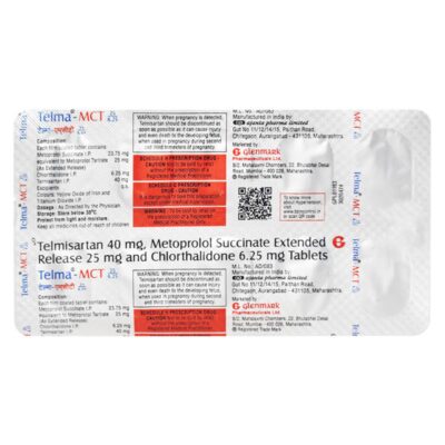 TELMA MCT 25/6.25 TABLET