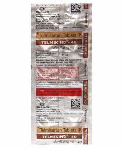 TELMIKIND 40 TABLET