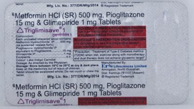 TRIGLIMISAVE 1 TABLET - Image 2