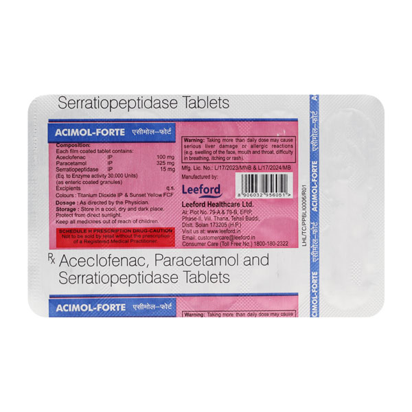 ACIMOL FORTE TABLET - Image 2