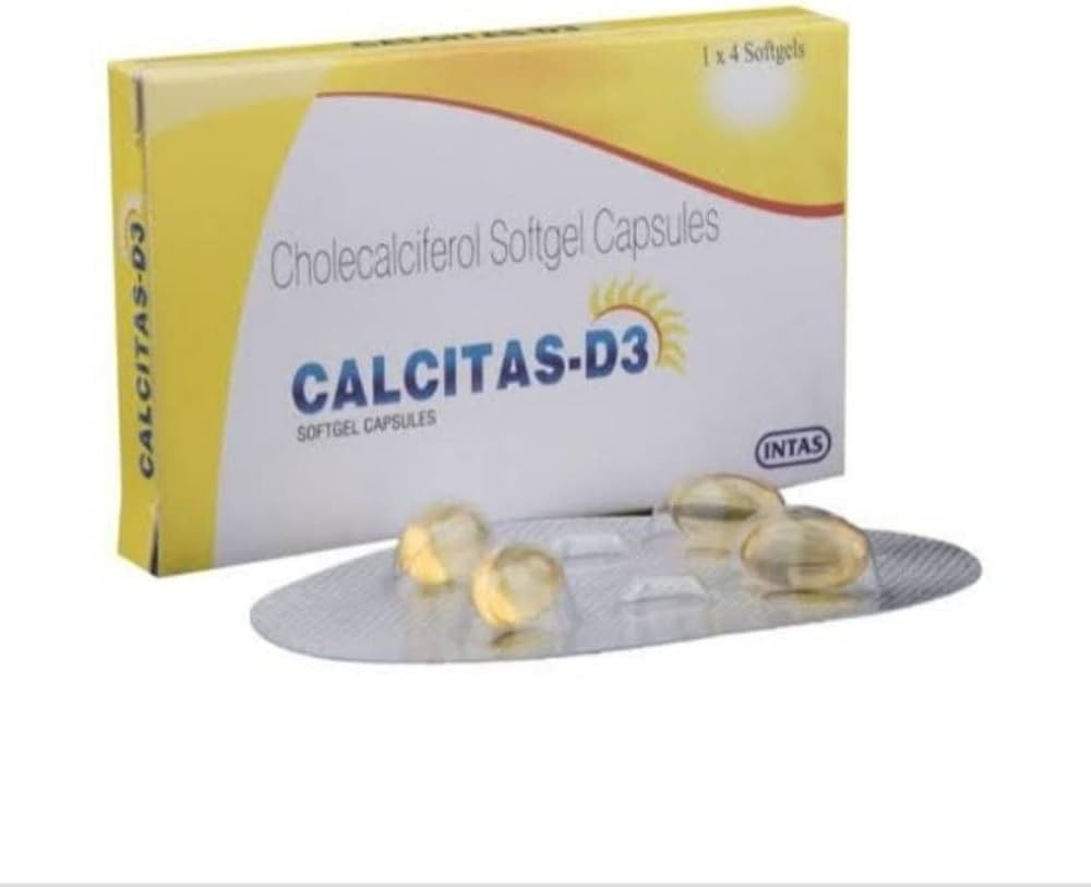 CALCITAS D3 SOFTGEL CAPSULES