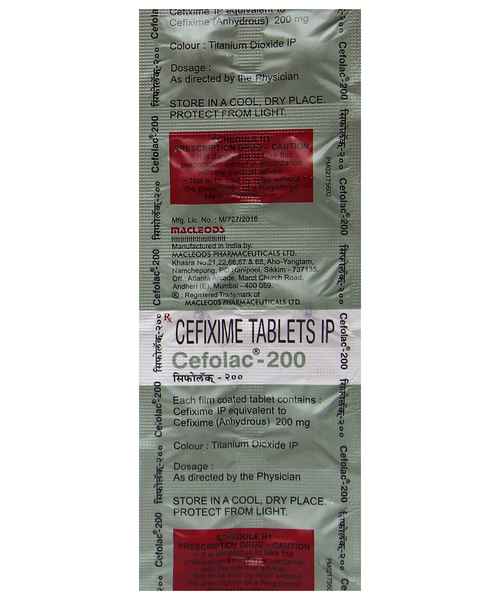 CEFOLAC 200 TABLET - Image 2