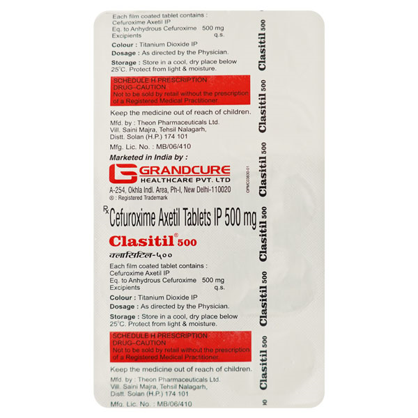 CLASITIL 500 TABLET - Image 2