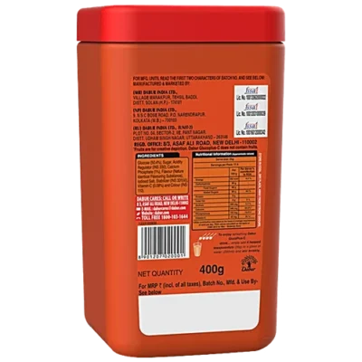 DABUR GLUCOPLUS C POWDER ORANGE JAR 400GM - Image 2