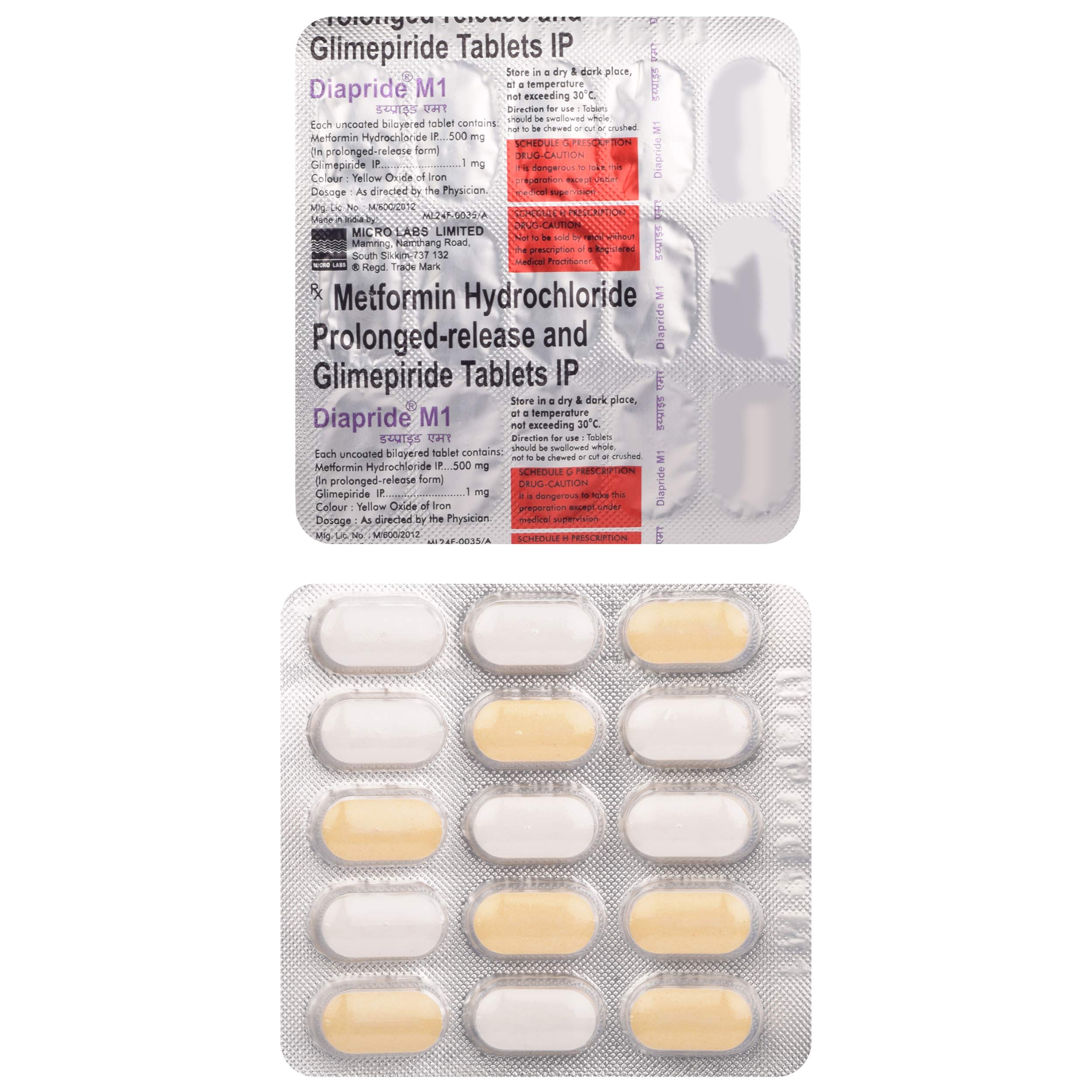 DIAPRIDE M 1 TABLET