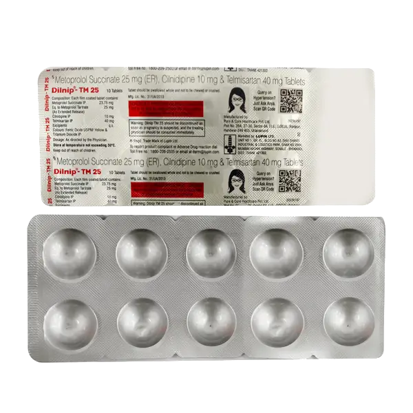 DILNIP TM 25 TABLET
