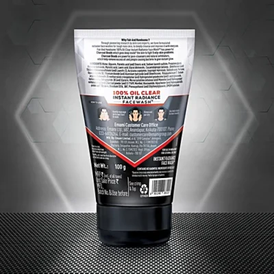 EMAMI FAIR AND HANSOME 100% OIL CLEAR INSTANT RADIANCE WASH - Image 2
