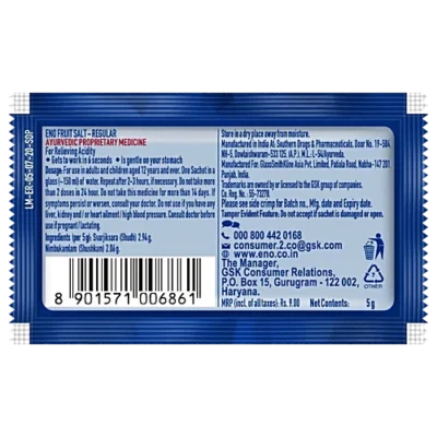 ENO FRUIT SALT | REGULAR 5GM - Image 2