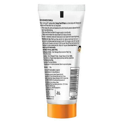 EVERYUTH NATURAL GLOW ORANGE PEEL OF MASK 50gm - Image 2