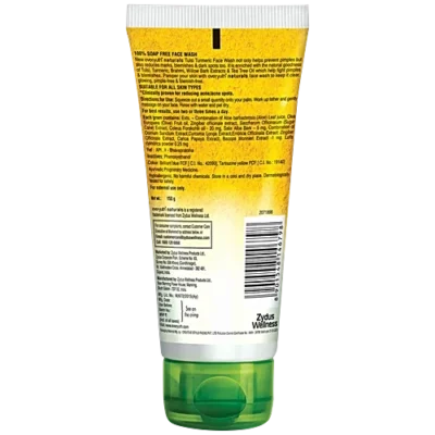 EVERYUTH NATURALS ANTI ACNE | ANTI MARKS TULSI TURMERIC FACE WASH 150gm - Image 2