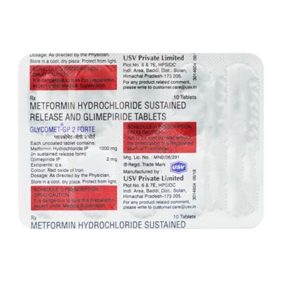 GLYCOMET GP 2 FORTE TABLET - Image 2