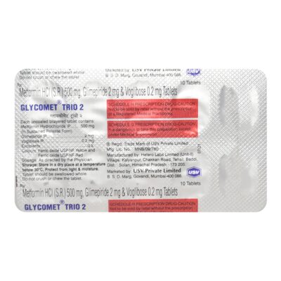 GLYCOMET TRIO 1 TABLET - Image 2
