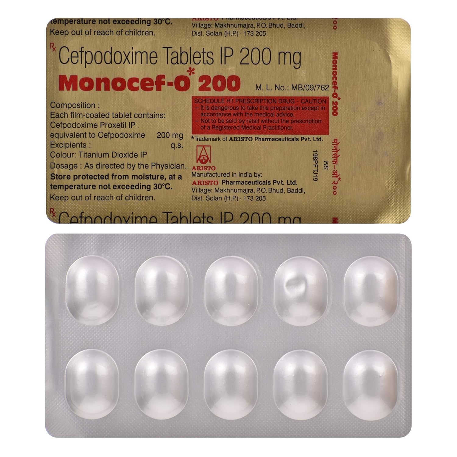 MONOCEF O 200 TABLET