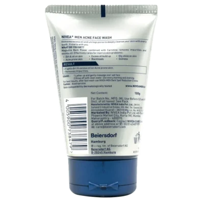 NIVEA MEN ACNE FACE WASH - Image 2