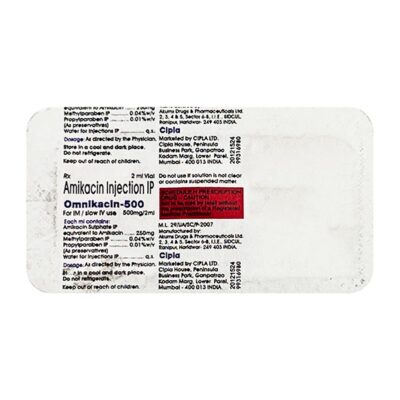OMNIKACIN 500 INJECTION 2ML - Image 2