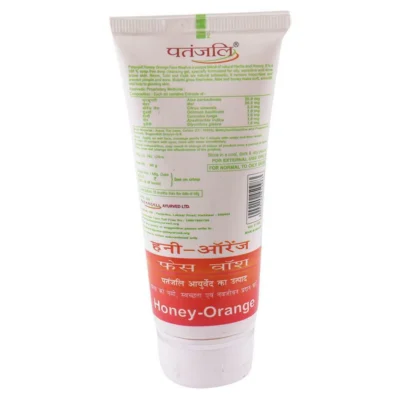 PATANJALI AYURVEDA HONEY ORANGE FACE WASH - Image 2