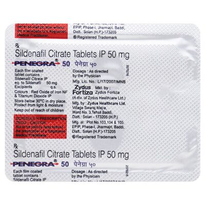 PENEGRA 50 TABLET - Image 2