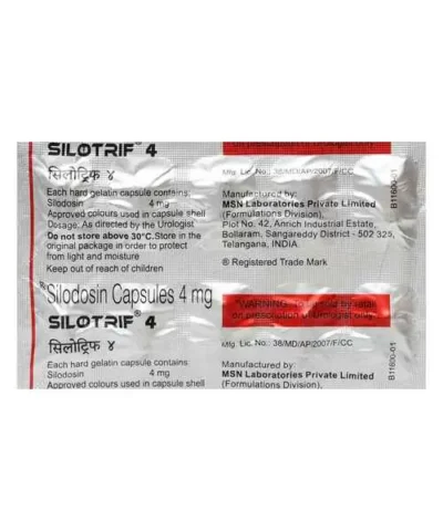 SILOTRIF 4 CAPSULE