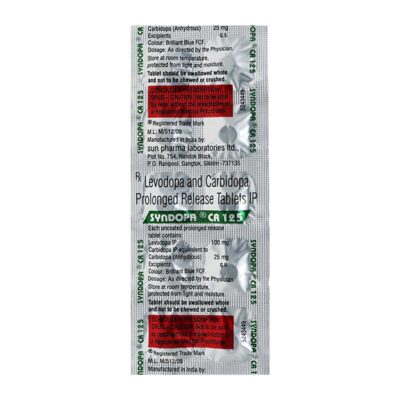 SYNDOPA CR 125 TABLET - Image 2