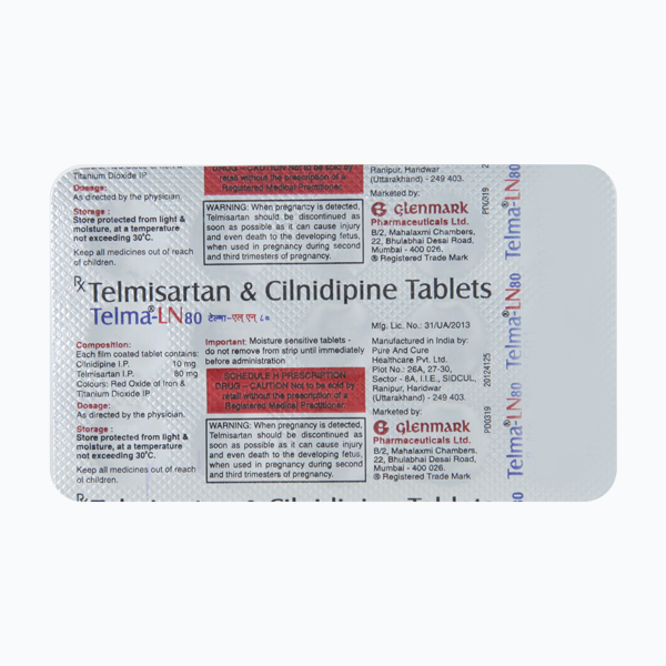 TELMA LN 80 TABLET