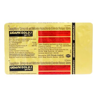 UDAPA GOLD 2 10/2/500 TABLET - Image 2