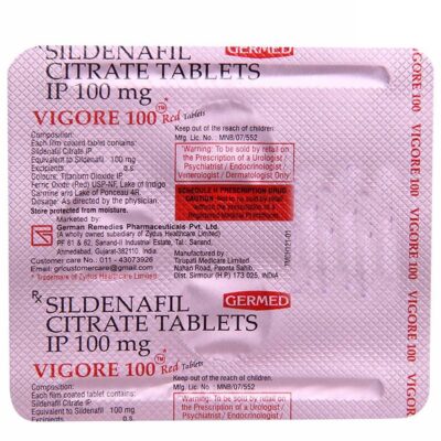 VIGORE 100 RED TABLET - Image 2