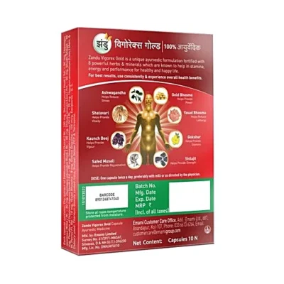 ZANDU VIGOREX GOLD 10-CAPSULE - Image 2