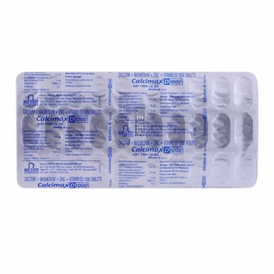 CALCIMAX D 1000 TABLETS
