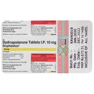DUPHASTON 10 TABLET
