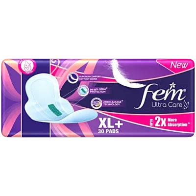 FEM ULTRA CARE XL+ SANITARY PADS