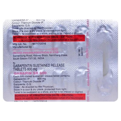 GABAPIN SR 600 TABLET