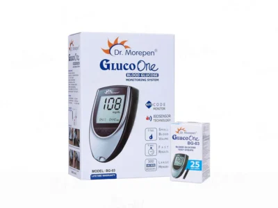 DR. MOREPEN GLUCO ONE GLUCOMETER + 25 STRIPS FREE