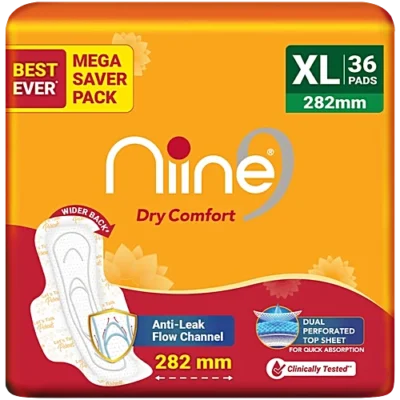 NIINE DRY COMFORT SANITARY PADS XL