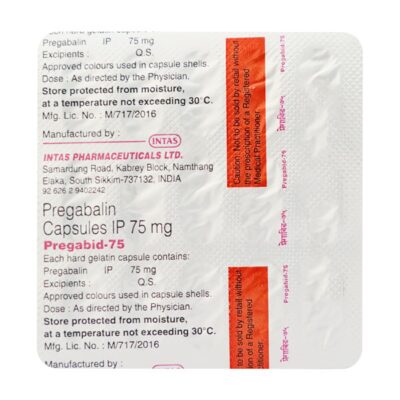 PREGABID 75 CAPSULE